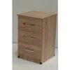 3 Draw Factory Assembled Bedside Chest 3 drawer bedside table