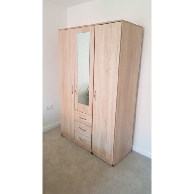 3 Door Ready Assembled Wardrobe  Ready Assembled 3 Door Wardrobes