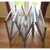 metal folding double bed