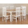 Sophia Contemporary Solid Pine Dining Set – 6 Chairs Sophia Contemporary Solid Pine Dining Set – 6 Chairs
