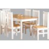 Sophia Contemporary Solid Pine Dining Set – 6 Chairs Sophia Contemporary Solid Pine Dining Set – 6 Chairs