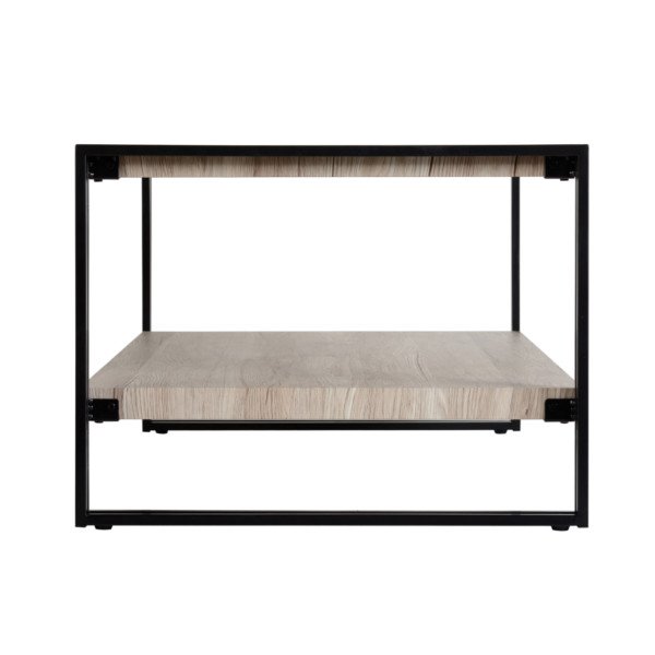 Coffee Table in Oak Effect in Veneer/Black HomeJoy Furniture