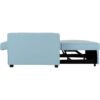 luna light blue sofa bed luna light blue sofa bed